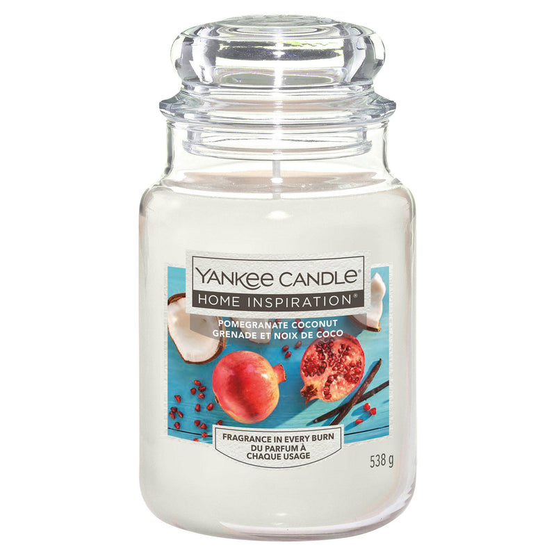 Yankee Candle Pomegranate Coconut Scented Candle Large Jar (British brand)