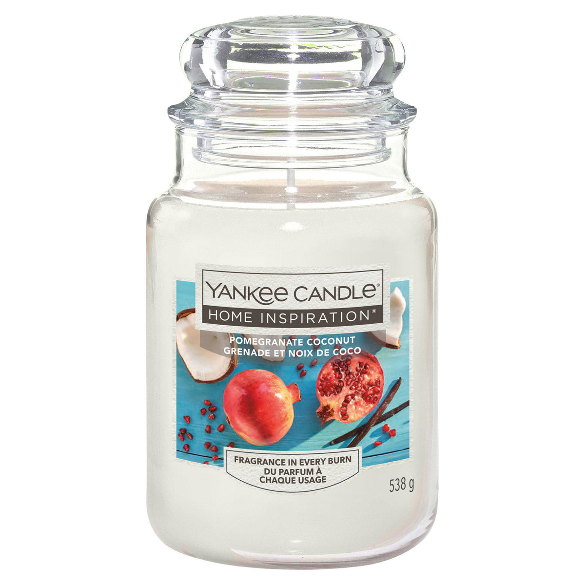 Yankee Candle Pomegranate Coconut Scented Candle Large Jar (British brand)