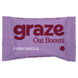 Graze Oat Boosts cocoa vanilla flapjack 50g, imported from the UK
