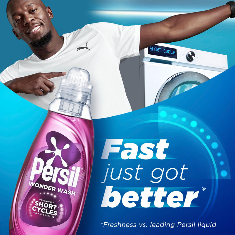 Persil Wonder Wash Bio Liquid Detergent 837ml, UK version