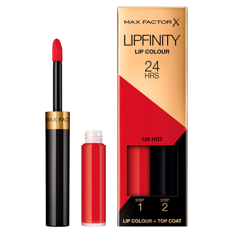 Max Factor Lipfinity Lipstick 120 Hot, UK version