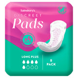 Sainsbury's Comfort Fit Long Plus pads x8 - British product