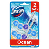 Domestos Ocean toilet rim block duo pack 2x50g, UK version