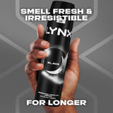 Lynx deodorant body spray Black 48h 250ml, imported from the UK