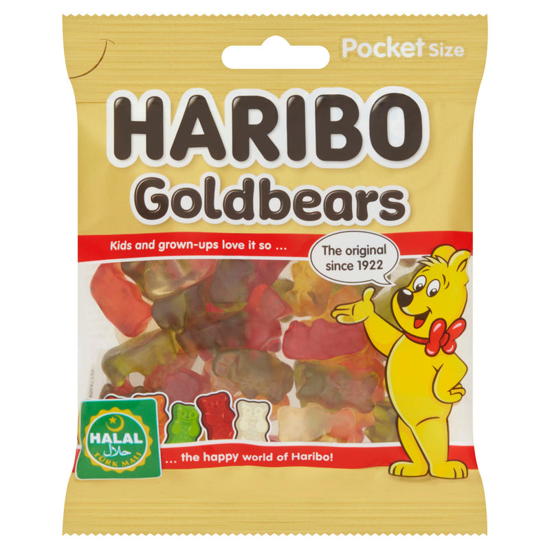 Haribo Halal Goldbears slikpose 100g