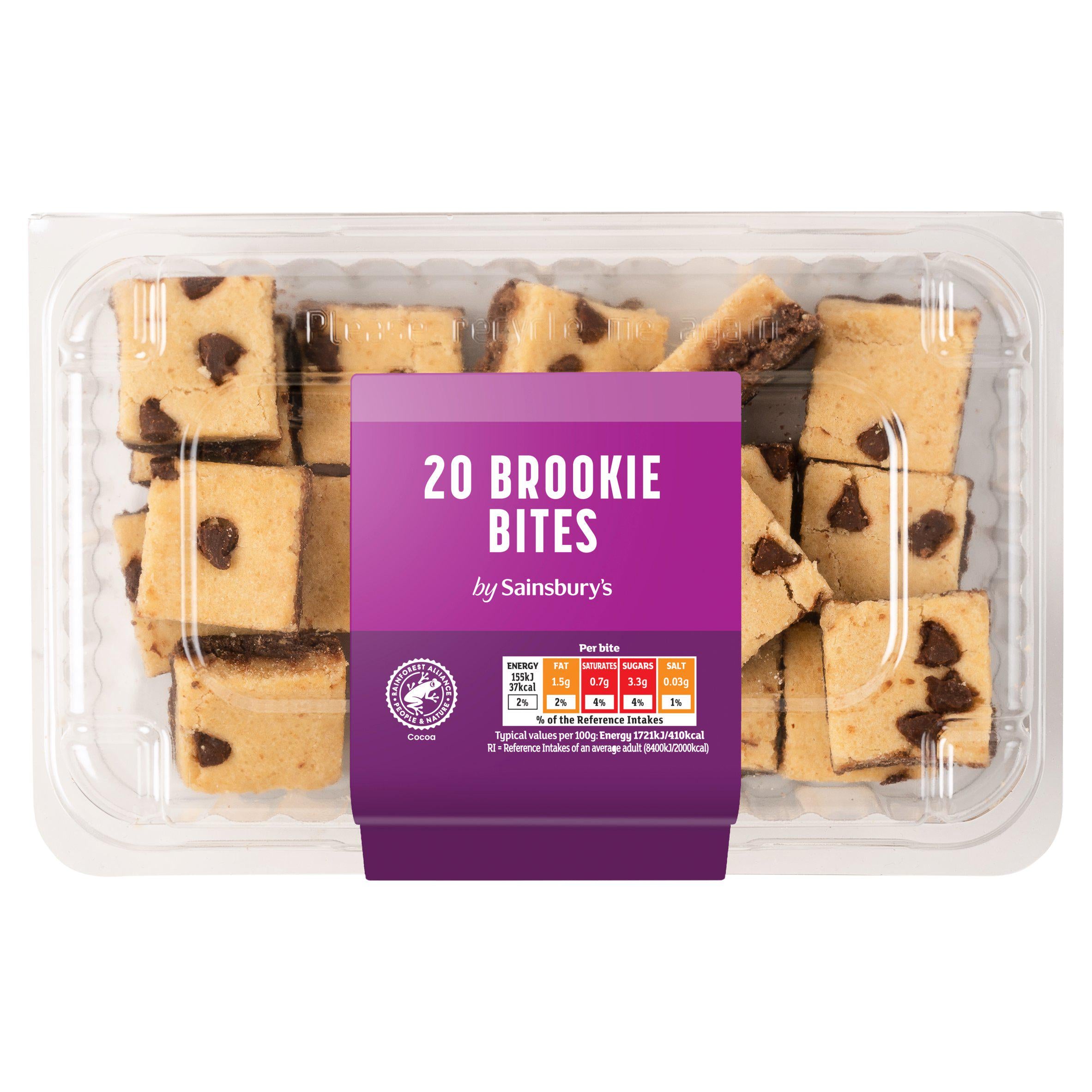 Sainsbury's Brookie Mini Bites 180g - British product