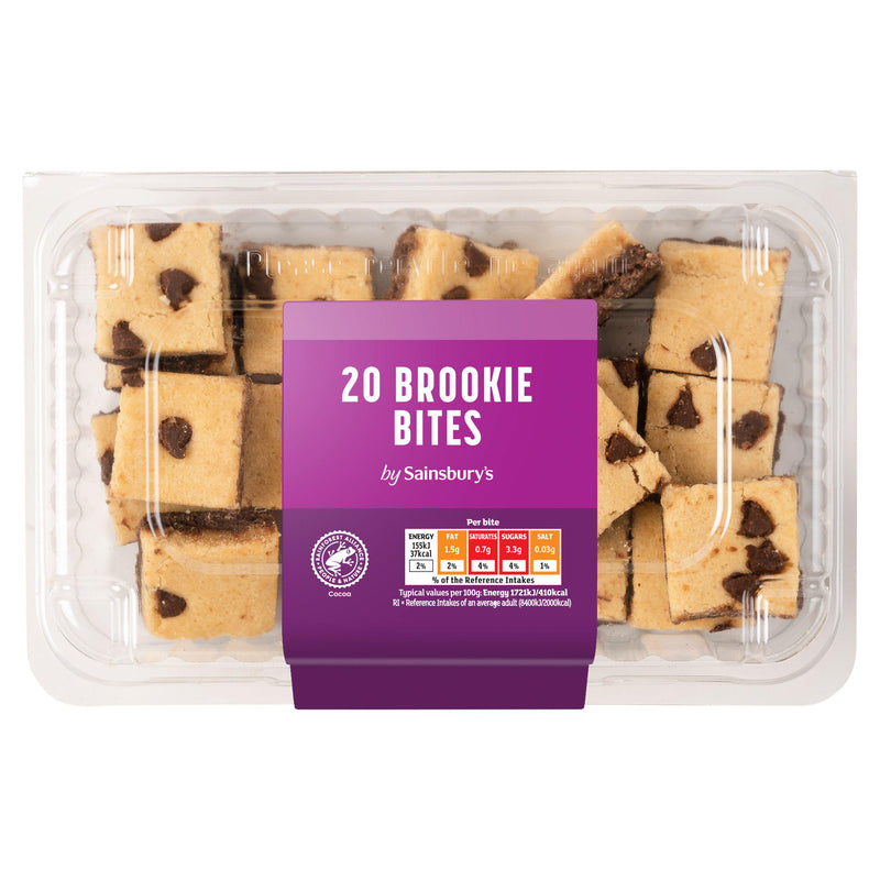 Sainsbury's Brookie Mini Bites 180g - British product