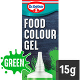 Dr. Oetker green food colouring gel 15g (British brand)