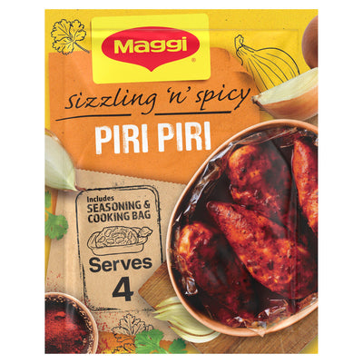 Sainsburys Maggi So Juicy Sizzling & Spicy Piri Piri Chicken Recipe Mix 27g- Buy online at McGrocer