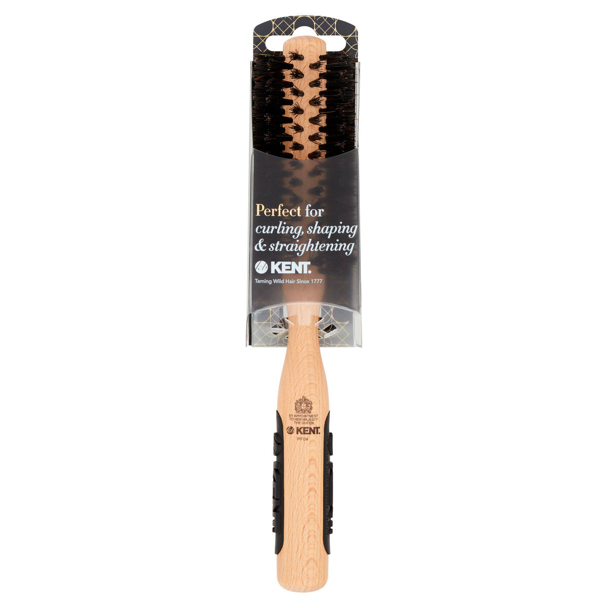 Kent pure bristle small round brush - British product