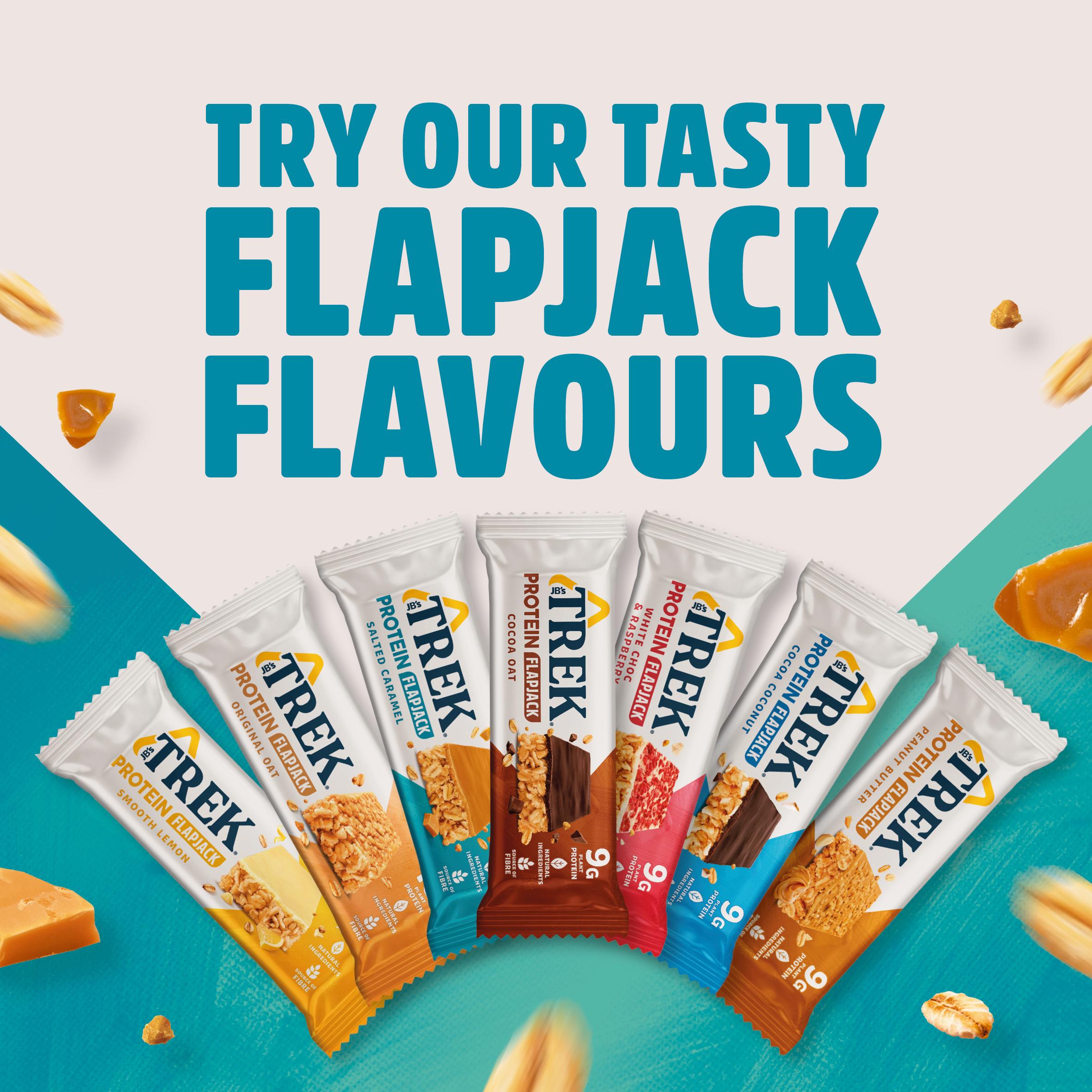 Trek salted caramel protein flapjack 50g - British product