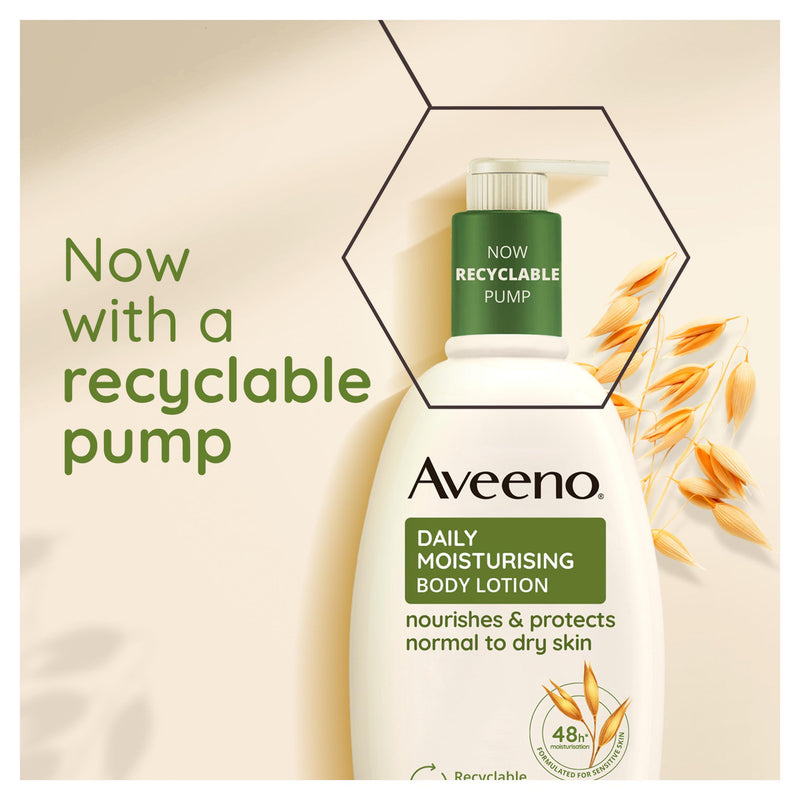 Aveeno Daily Moisturising Body Lotion 500ml, imported from the UK