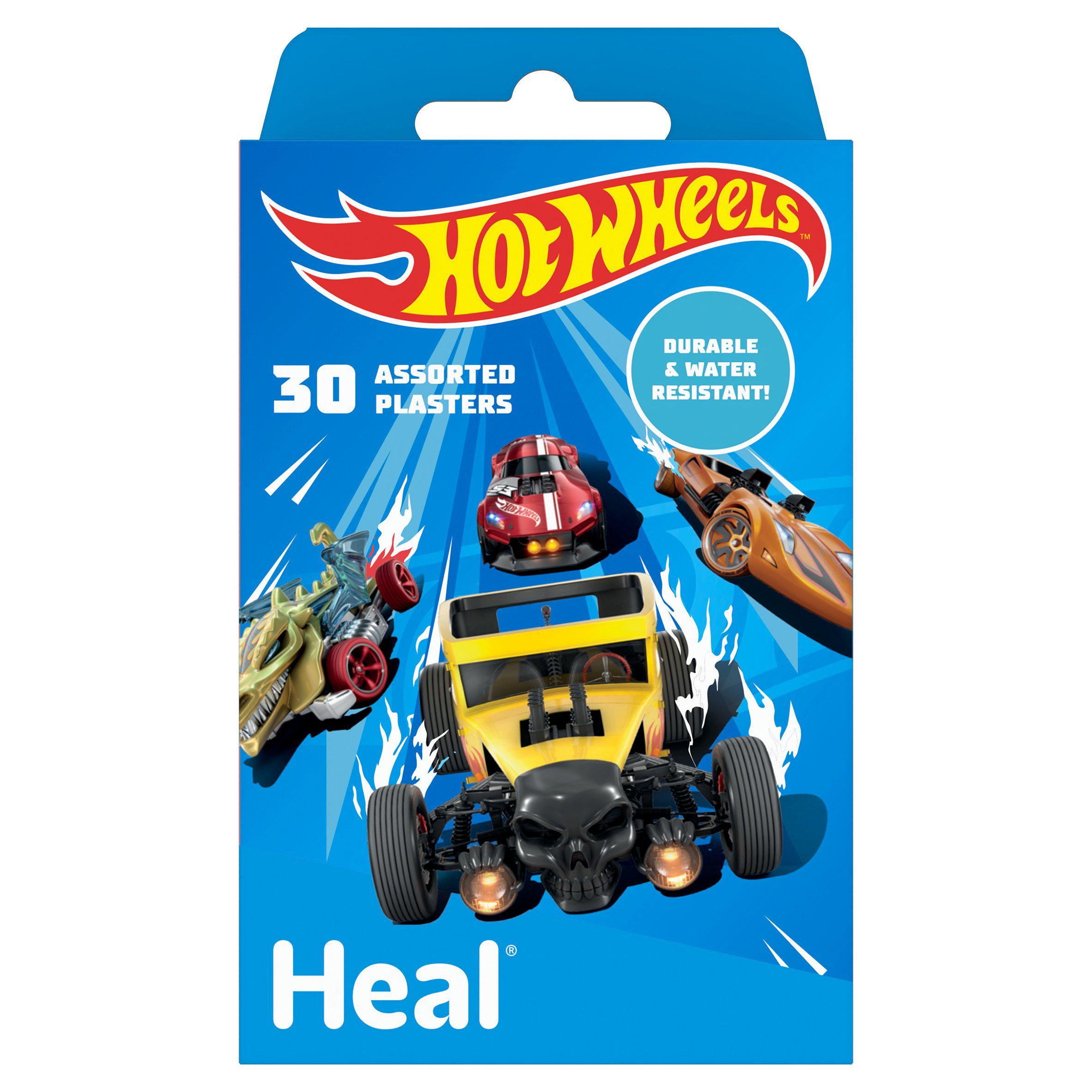 Hot Wheels assorted plasters 30 pack, UK version