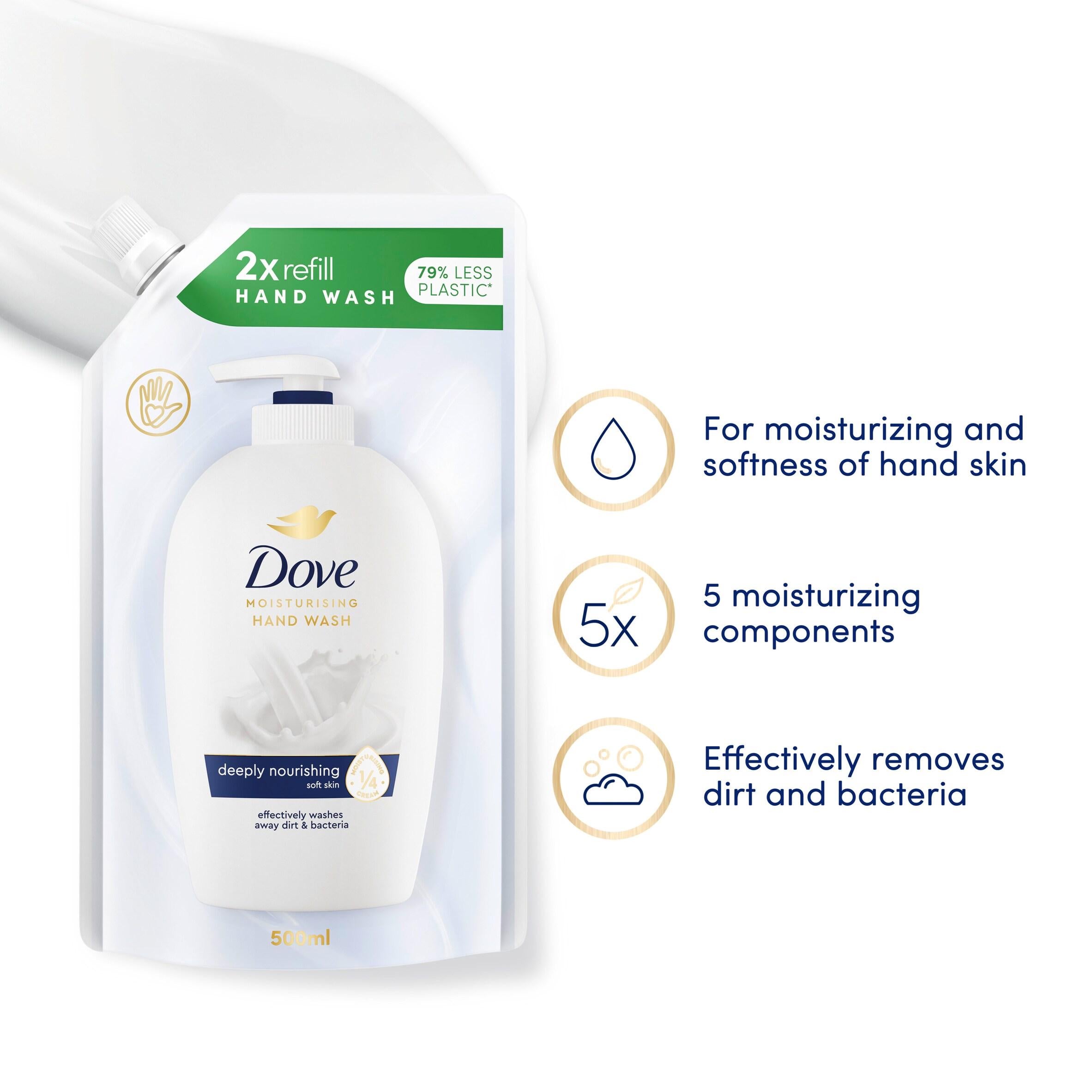 Dove moisturising hand wash 500ml, UK version
