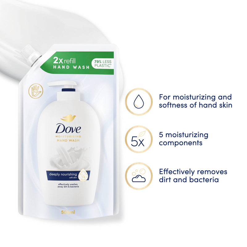 Dove moisturising hand wash 500ml, UK version