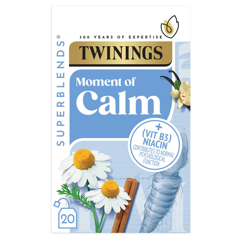 Twinings herbal tea spiced camomile and vanilla 20 bags, imported from the UK