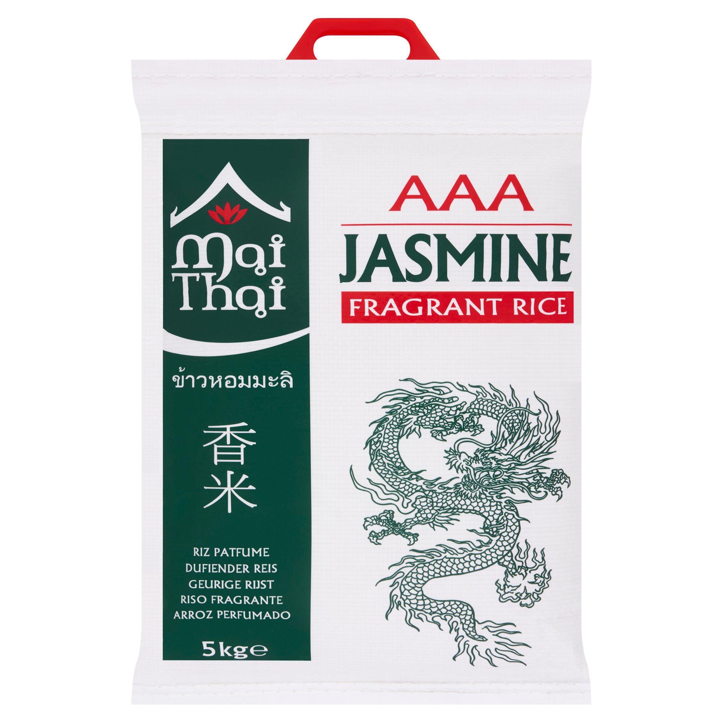 Mai Thai AAA fragrant jasmine rice 5kg (British brand)