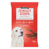 Sainsbury's Meaty Strip dog treats with beef 200g (British brand)