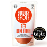 Borough Broth grass fed organic beef bone broth 324g (British brand)
