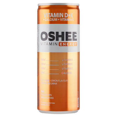 Sainsburys Oshee Vitamin Hydration Mint Lime Lemon Flavour Sparkling Drink 250ml- Buy online at McGrocer