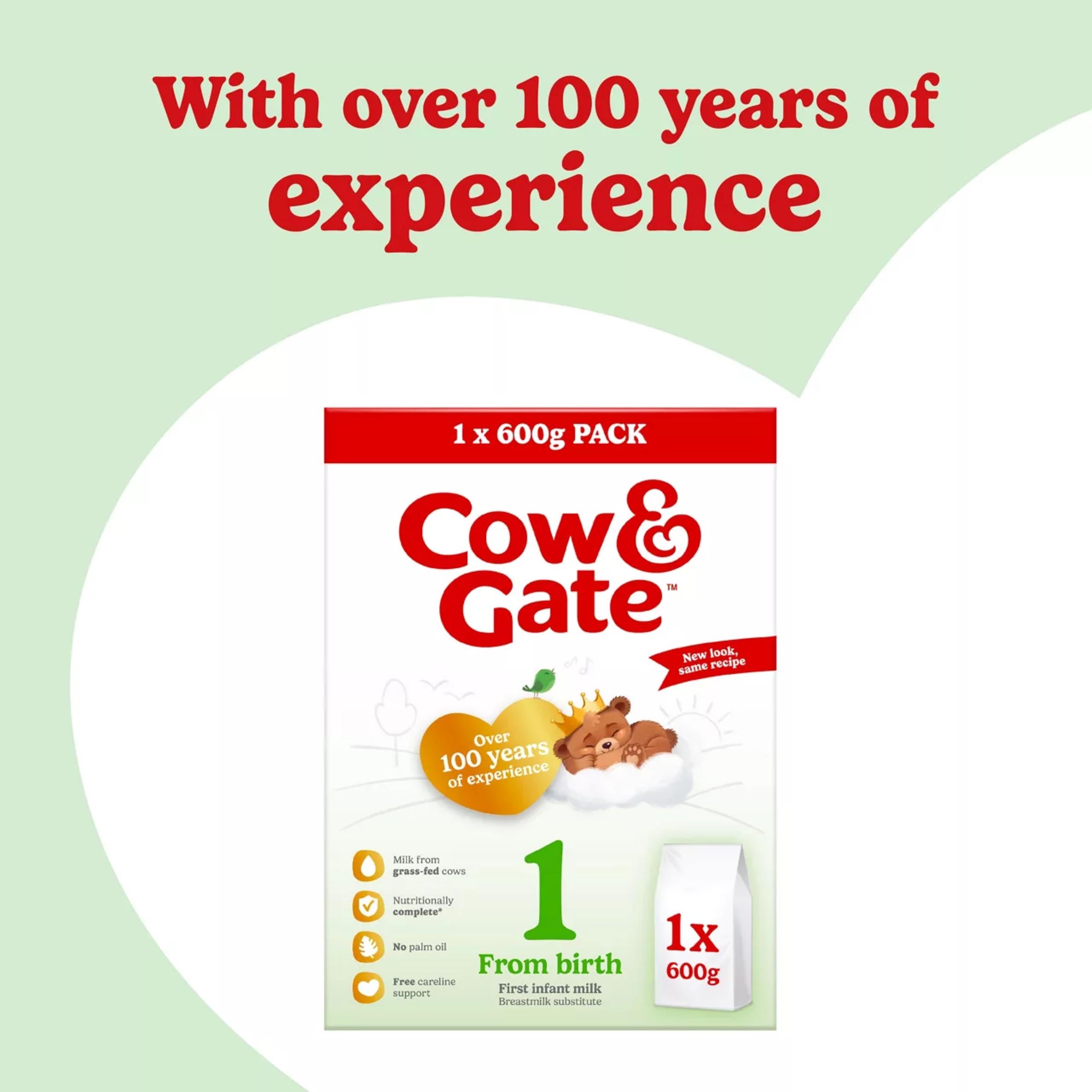 Cow & Gate First Infant baby milk formula powder 600g (British brand)