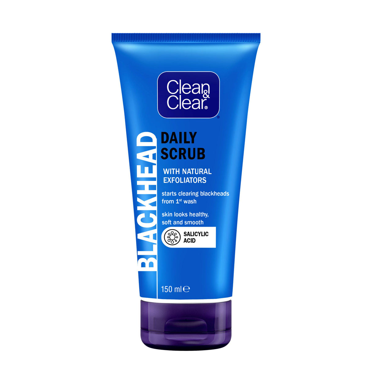 Clean & Clear blackhead clearing face scrub 150ml, UK version