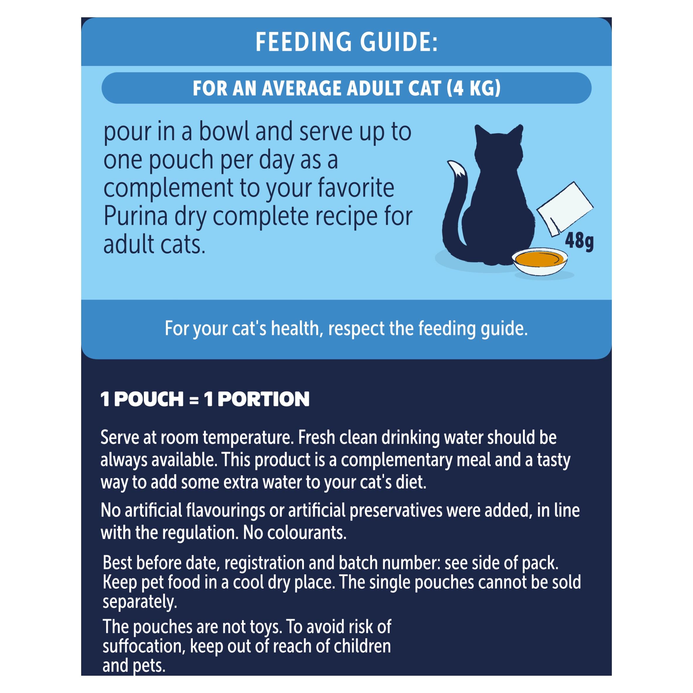 Felix Soup Farm Selection wet cat food 6 x 48g, UK version