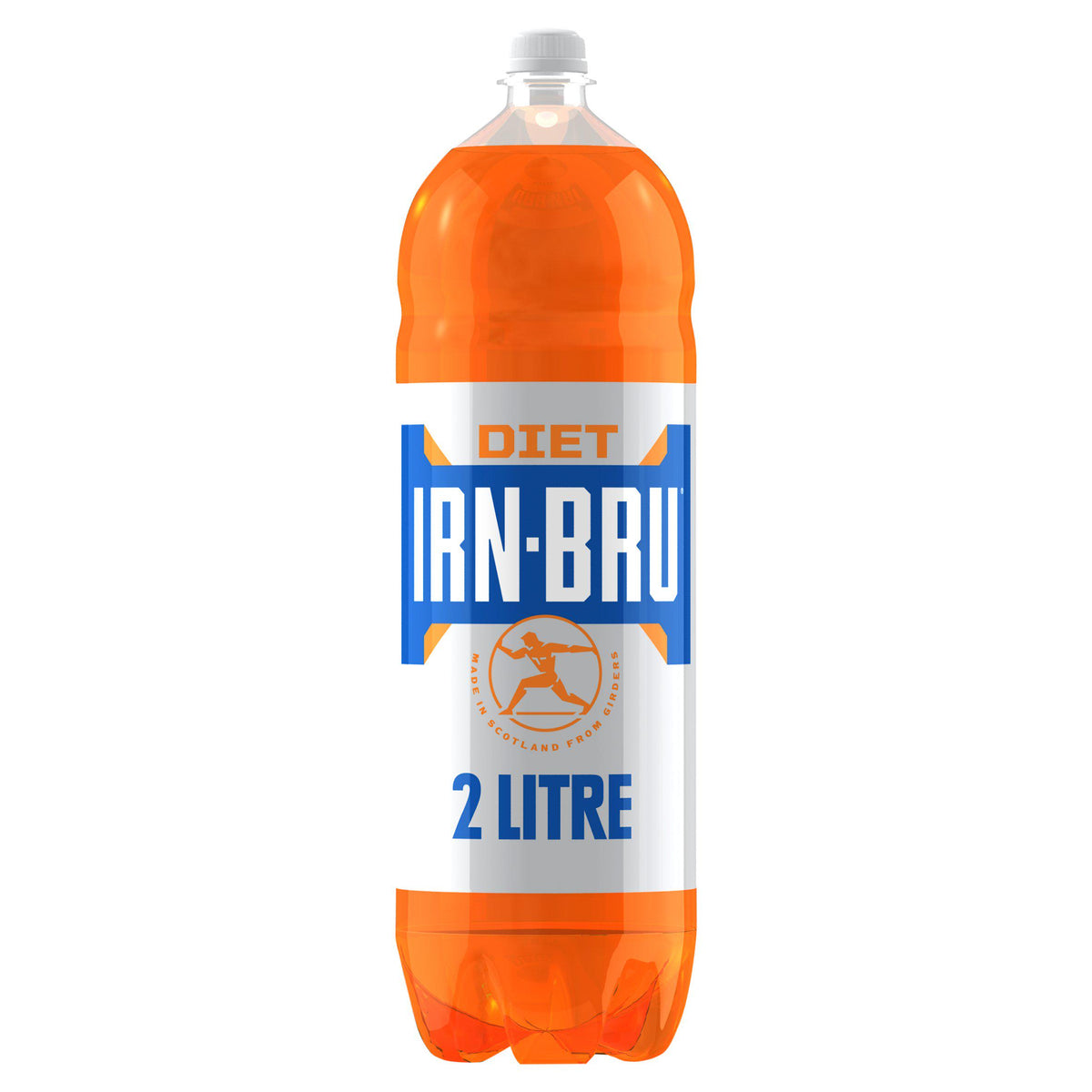 Irn-Bru Sugar Free soft drink 2L, UK version