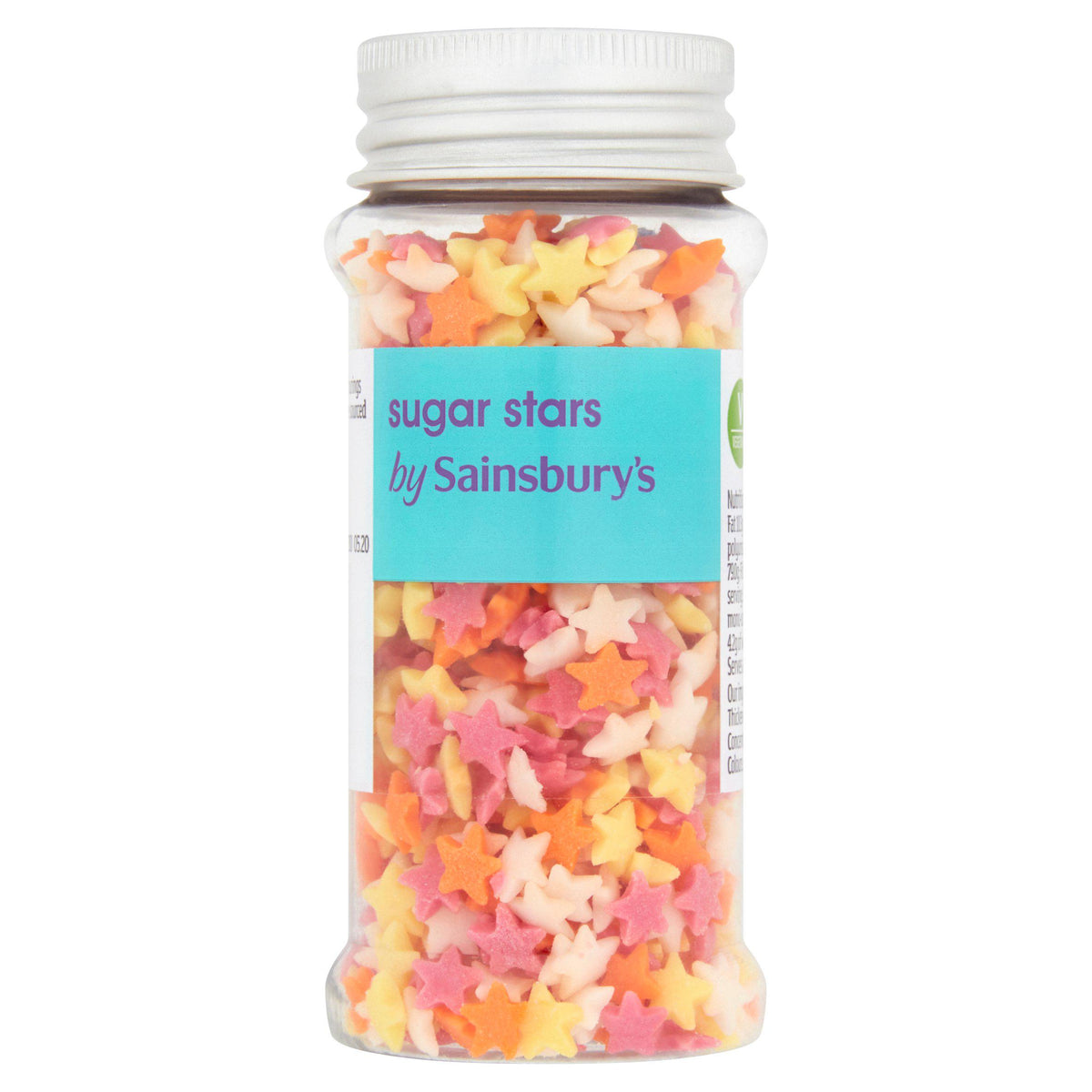 Sainsbury's Cake Decorations Sugar Stars 43g, UK version
