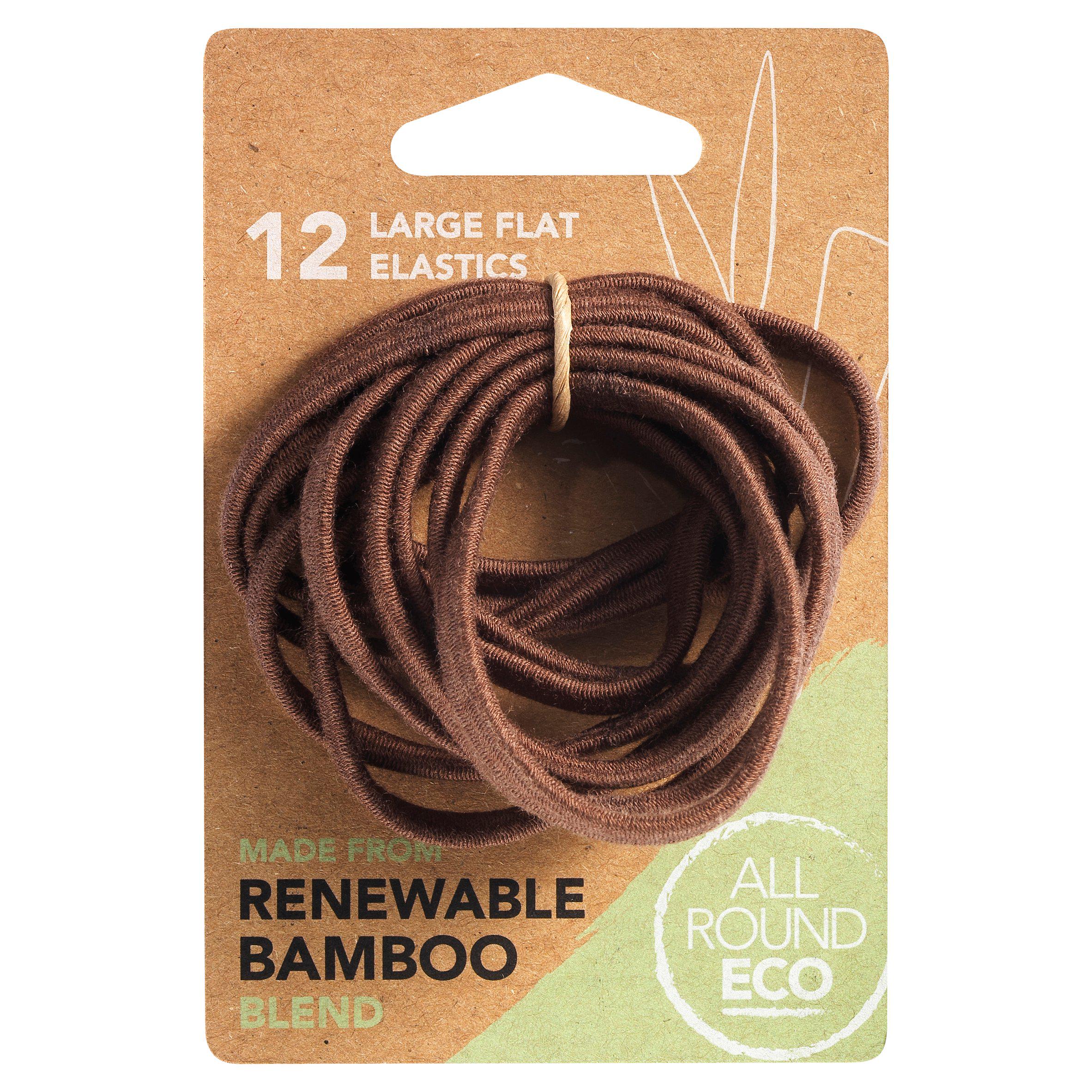 All Round Eco large flat elastics 12 pack (British brand)