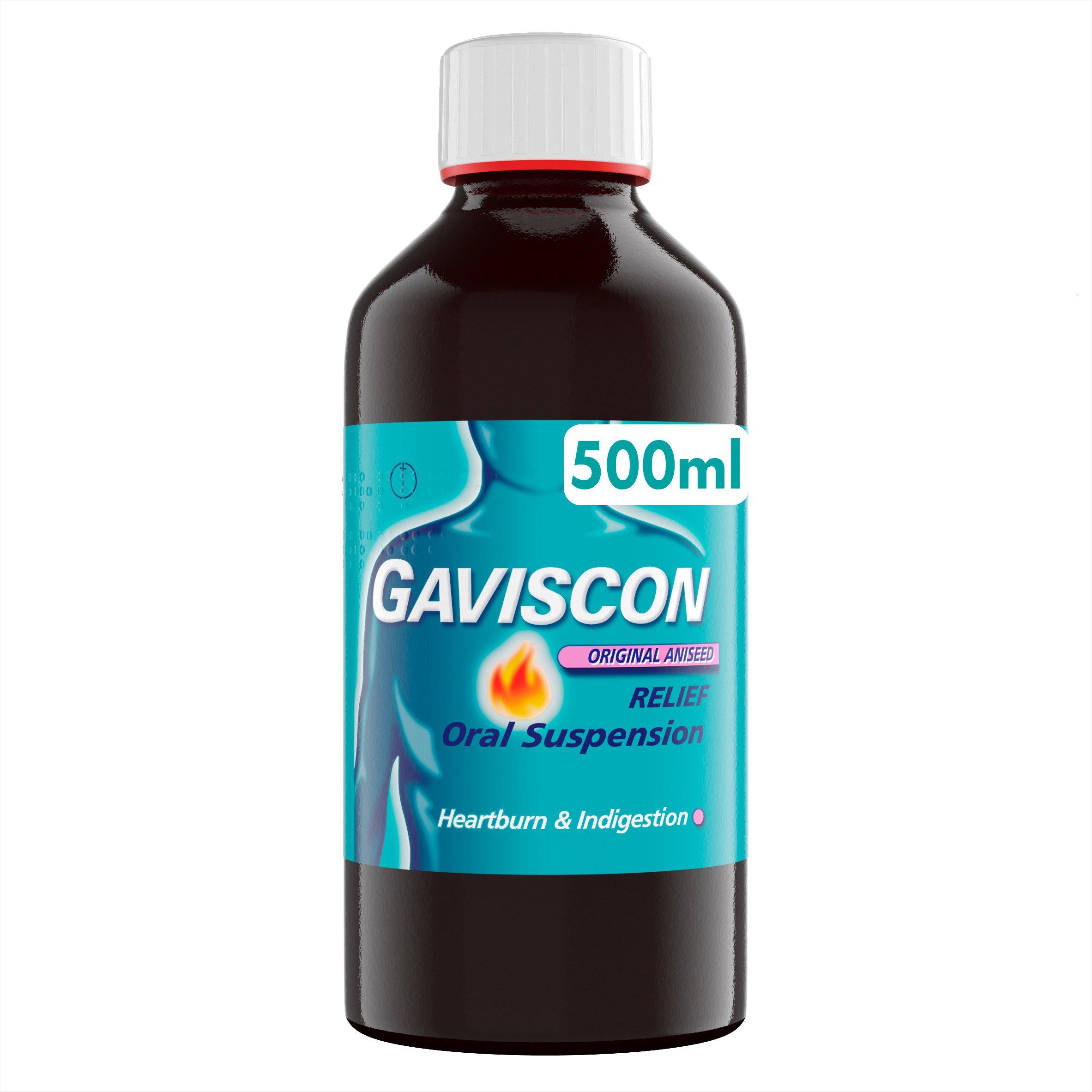 Gaviscon heartburn liquid aniseed 500ml - British product