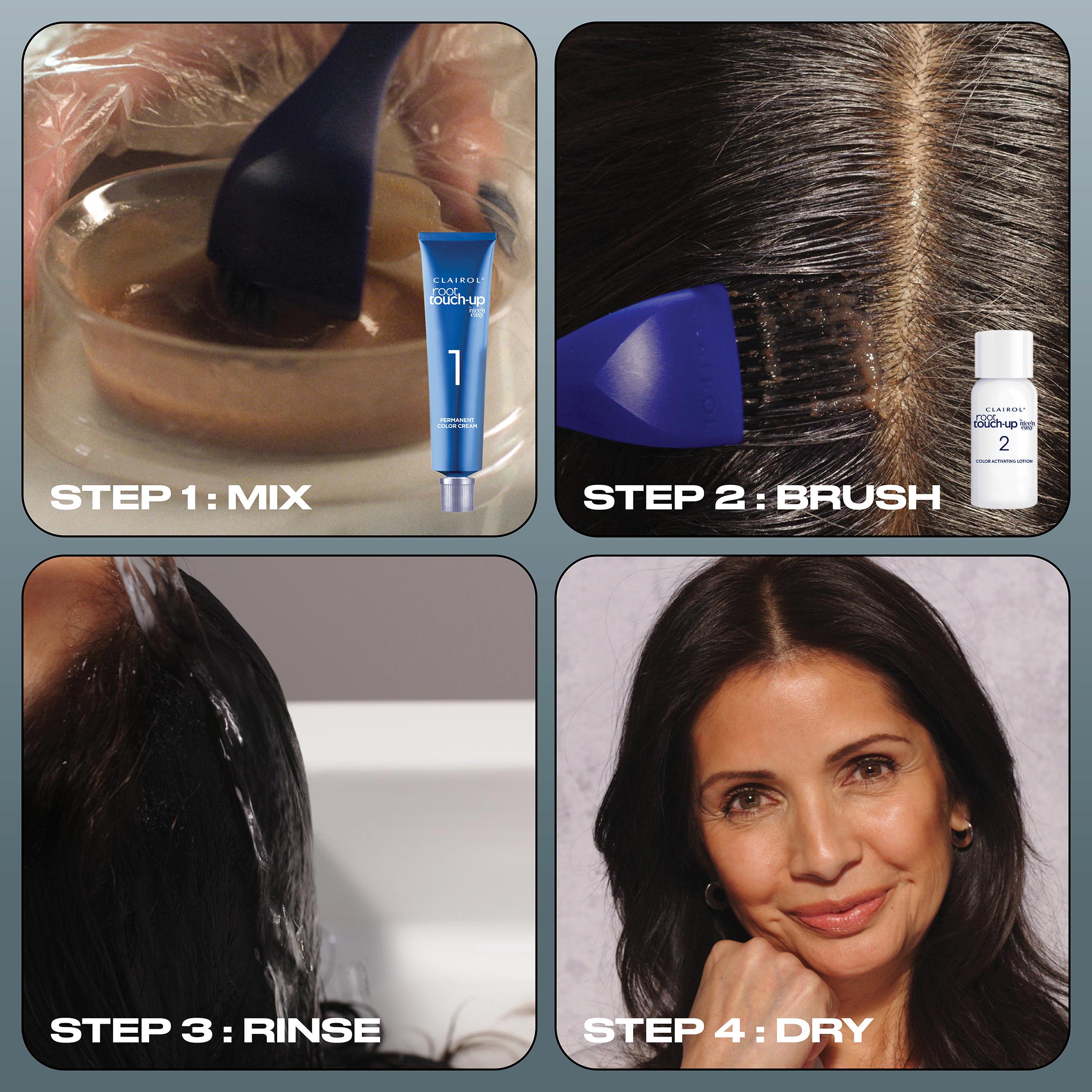 Clairol Root Touch Up dark auburn permanent hair dye 4R (British brand)