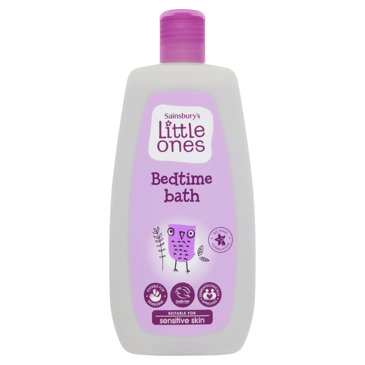 Sainsbury's Little Ones Bedtime Bath 500ml, imported from the UK