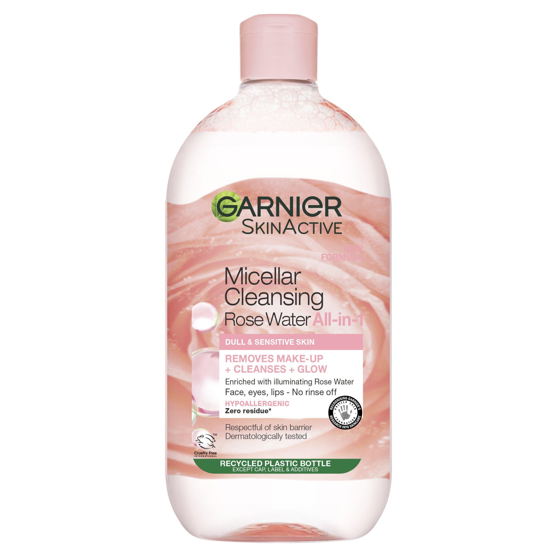 Garnier micellar rose water 700ml, UK version