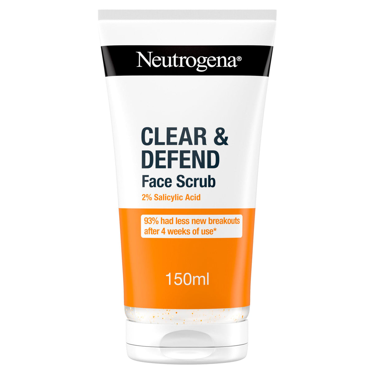 Neutrogena salicylic acid face scrub 150ml, UK version