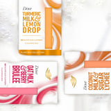 Dove Coconut Milk Sugar Lychee Cleansing Bar 141g, imported from the UK