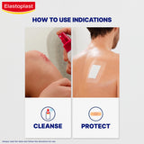 Elastoplast Antibacterial Waterproof Plasters XXL 8x10cm - British product