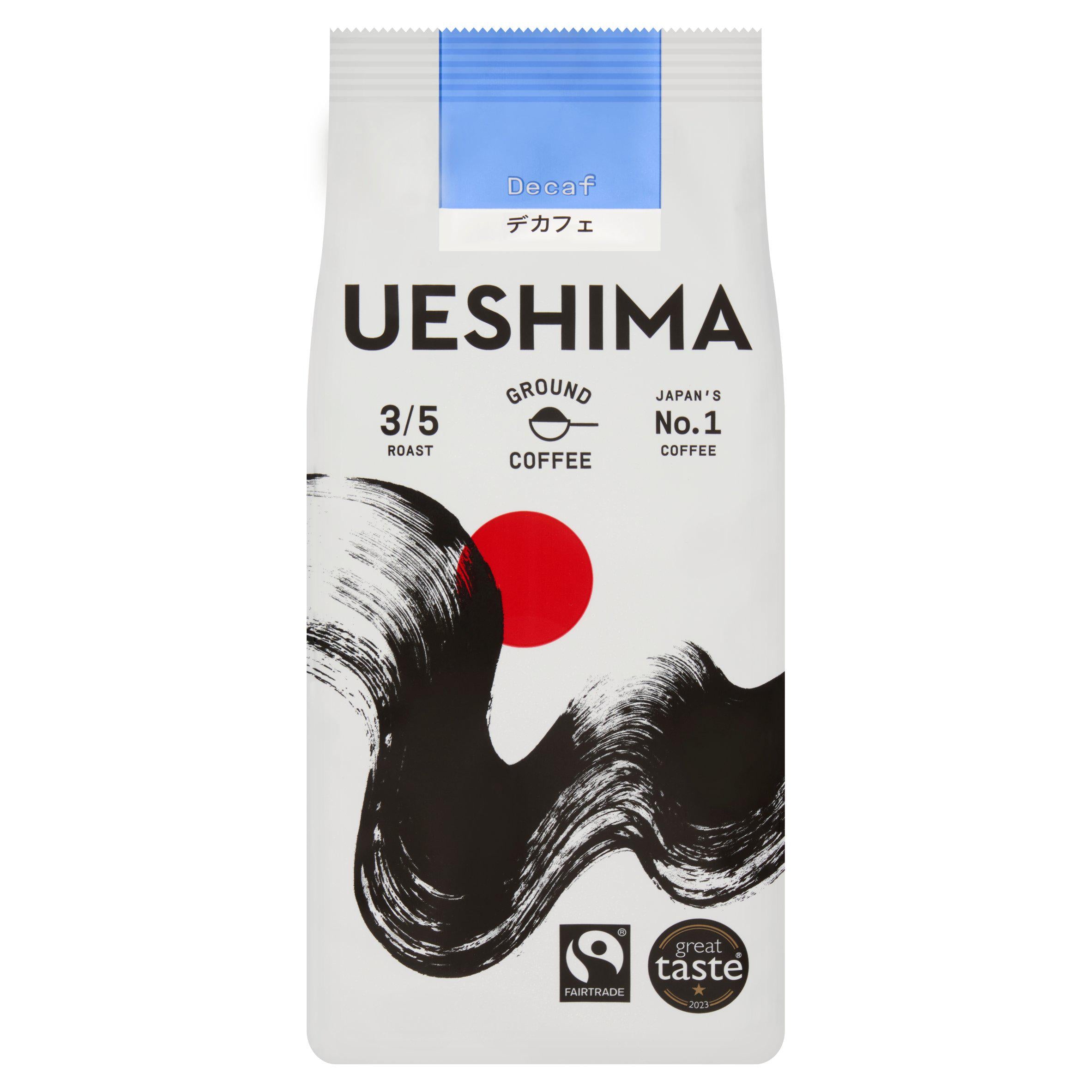 Ueshima decaffeinated ground coffee 200g (British brand)