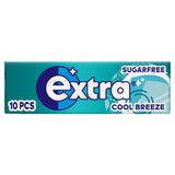 Extra Cool Breeze sugarfree chewing gum 10 pieces (British brand)