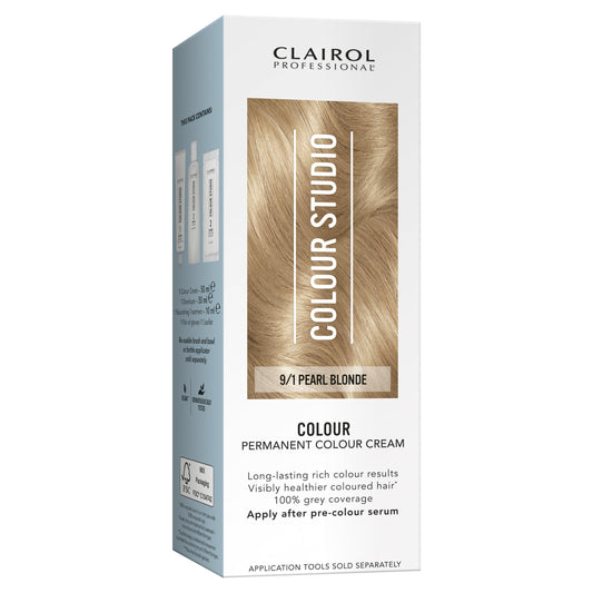 Clairol Professional Colour Studio 9/1 Pearl Blonde Permanent Colour Cream GOODS Sainsburys   