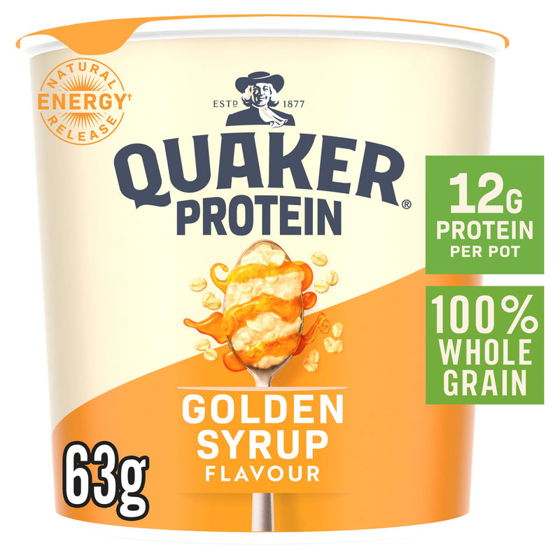 Quaker porridge pot golden syrup 63g (British brand)