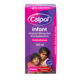 Calpol Infant Paracetamol Oral Suspension 100ml, imported from the UK