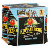 Kopparberg Alcohol Free Premium Cider with Strawberry & Lime 4x330ml