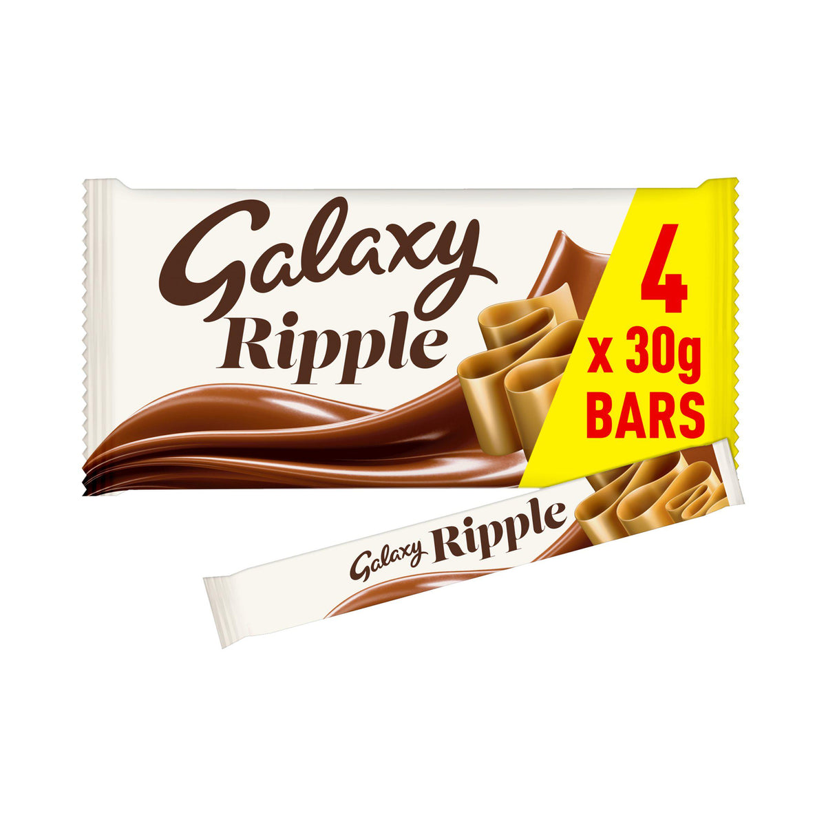 Galaxy Ripple Chocolate Bars Multipack 4x33g