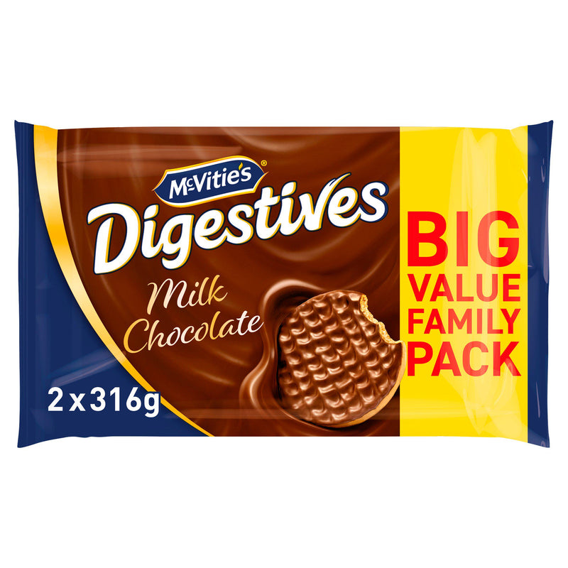 McVitie's Milk Chocolate Digestives Twin Pack 2x316g, UK version