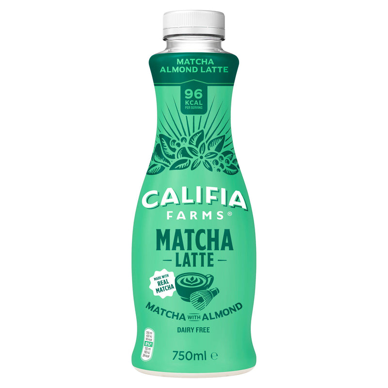 Califia Farms almond matcha latte 750ml (British brand)