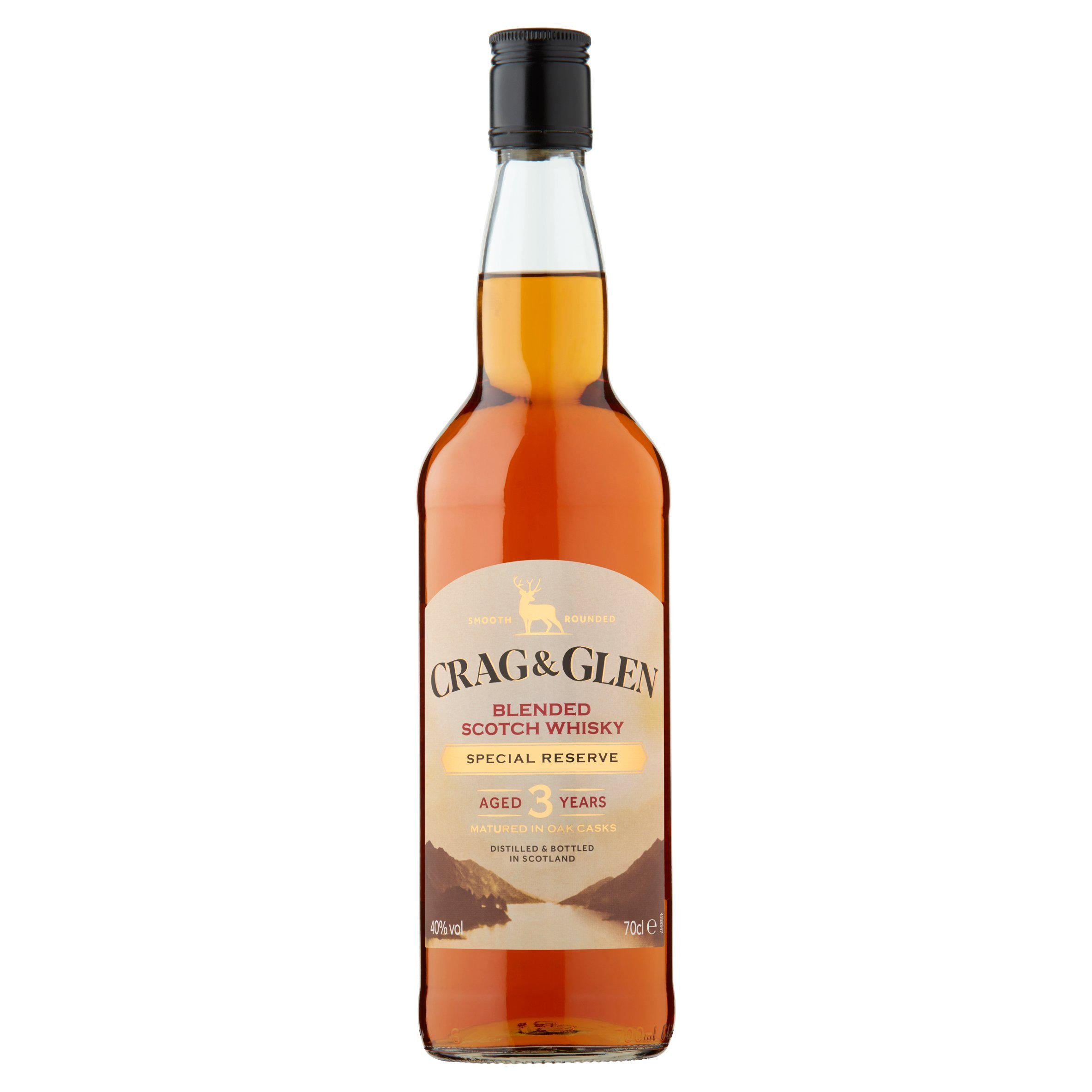 Crag & Glen Blended Scotch Whisky 70cl, imported from the UK