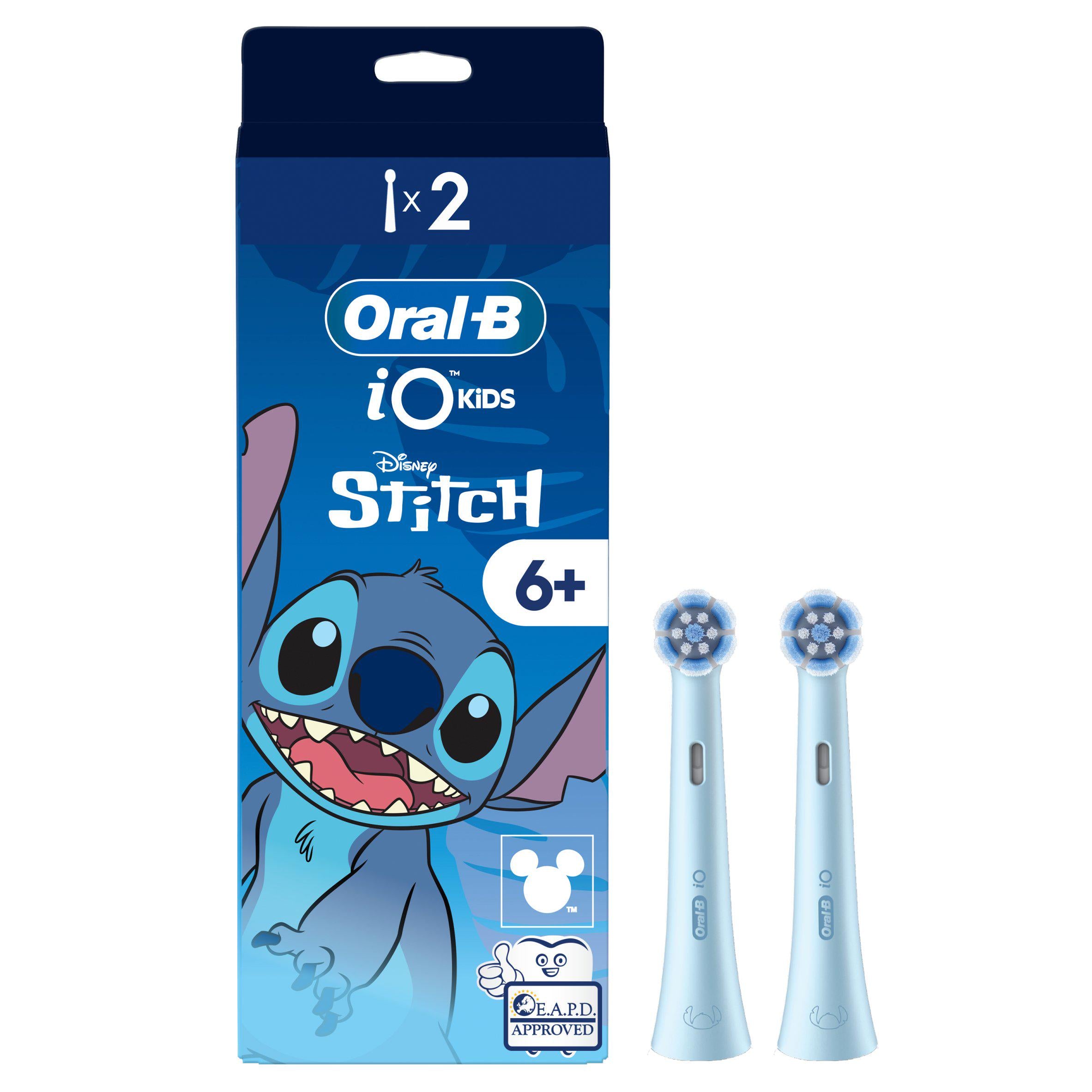 Oral-B iO Kids Stitch toothbrush head x2 (British brand)