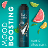 Sure Sport Cool antiperspirant deodorant 250ml (British brand)