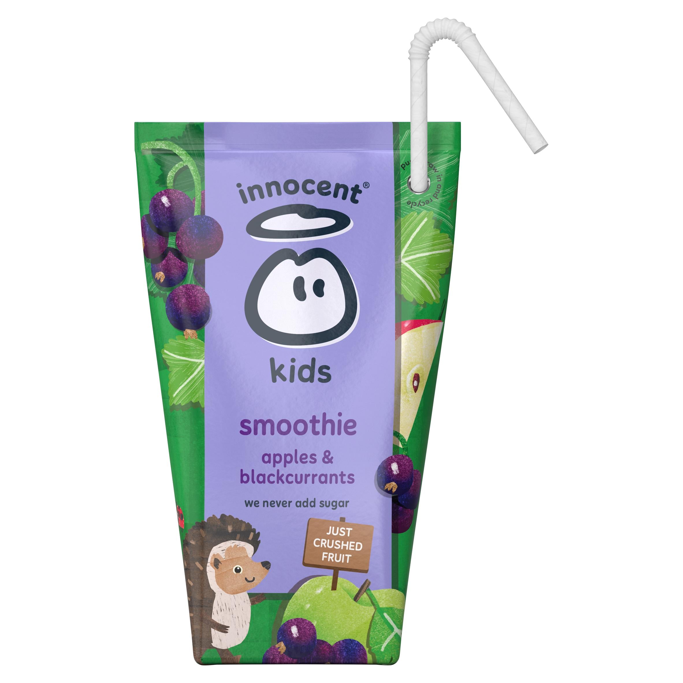 Innocent Kids apples and blackcurrants smoothies 4 x 150ml - British product